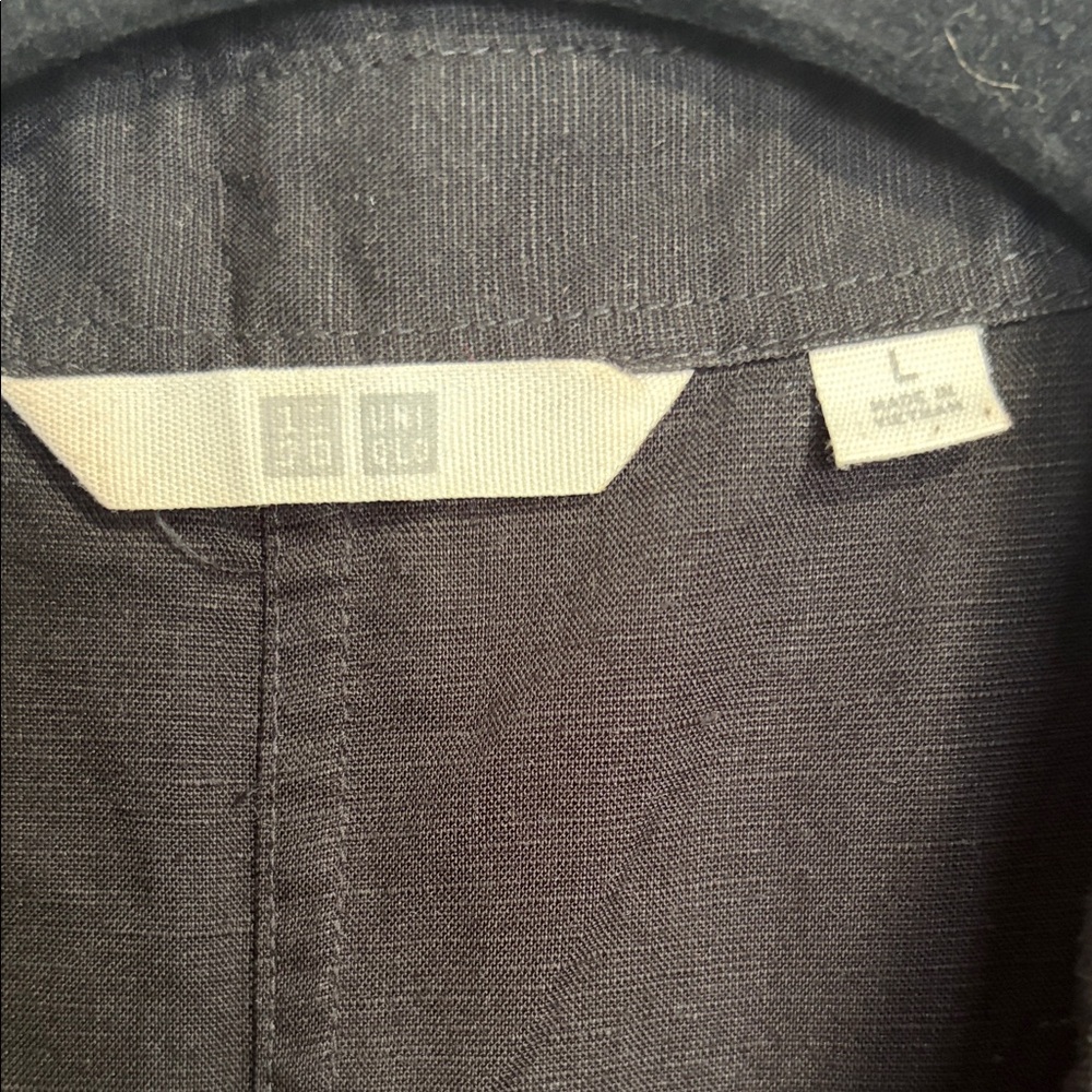 Uniqlo Black Short Sleeve Jumpsuit - Picture 5 of 5